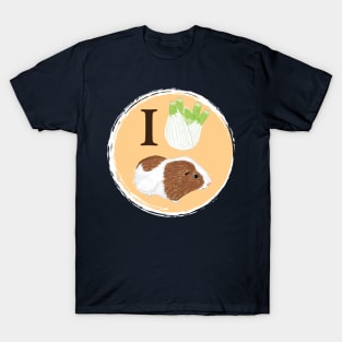 I Love Guinea Pigs I T-Shirt